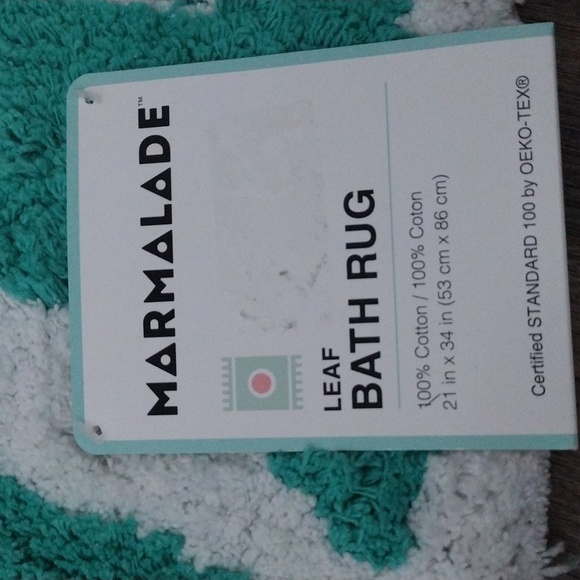 Marmalade leaf bath rug - Picture 3 of 8